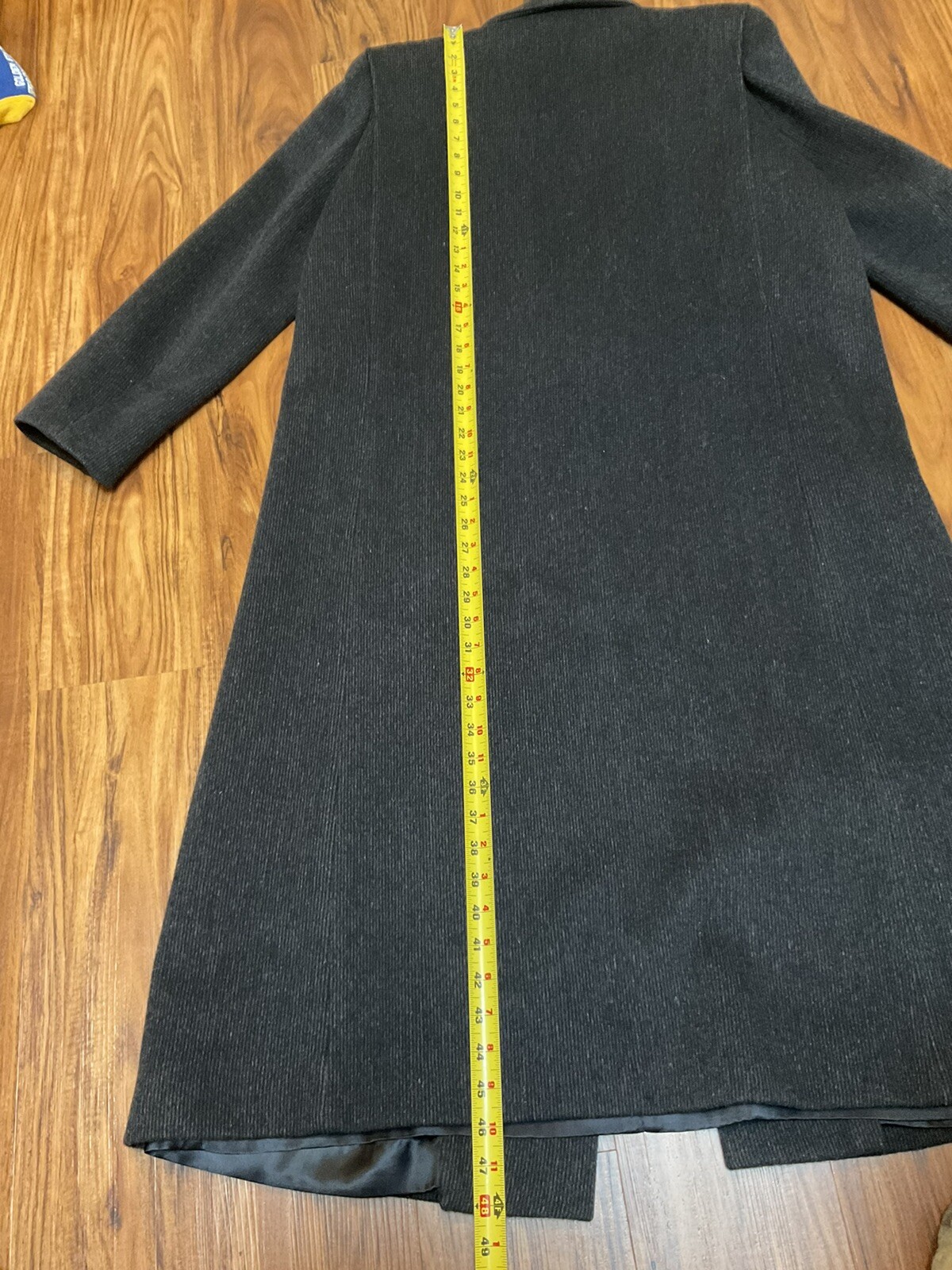 Vintage 80&rsquo;s over coat winter jacket cashmere wool blend Women&rsquo;s Black USA Union