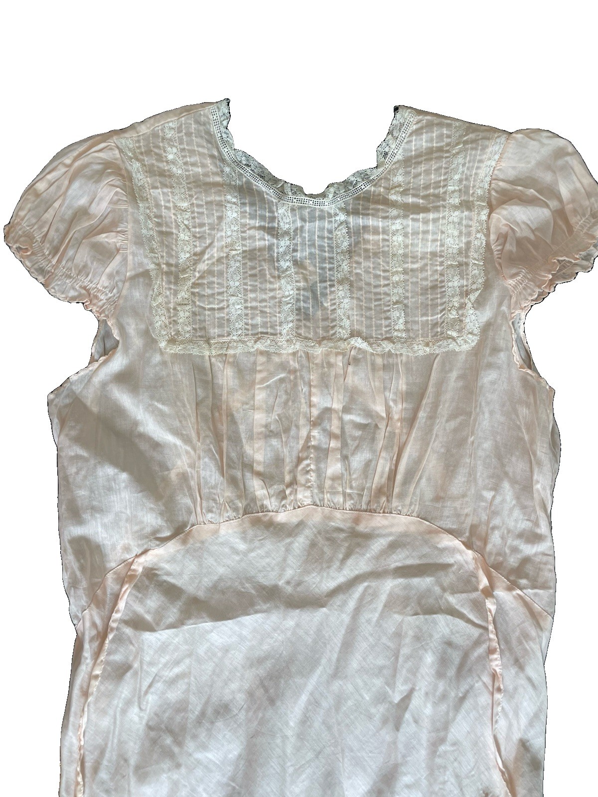The White House Vintage 1900s Slip Dress In Pink Women&rsquo;s DEADSTOCK