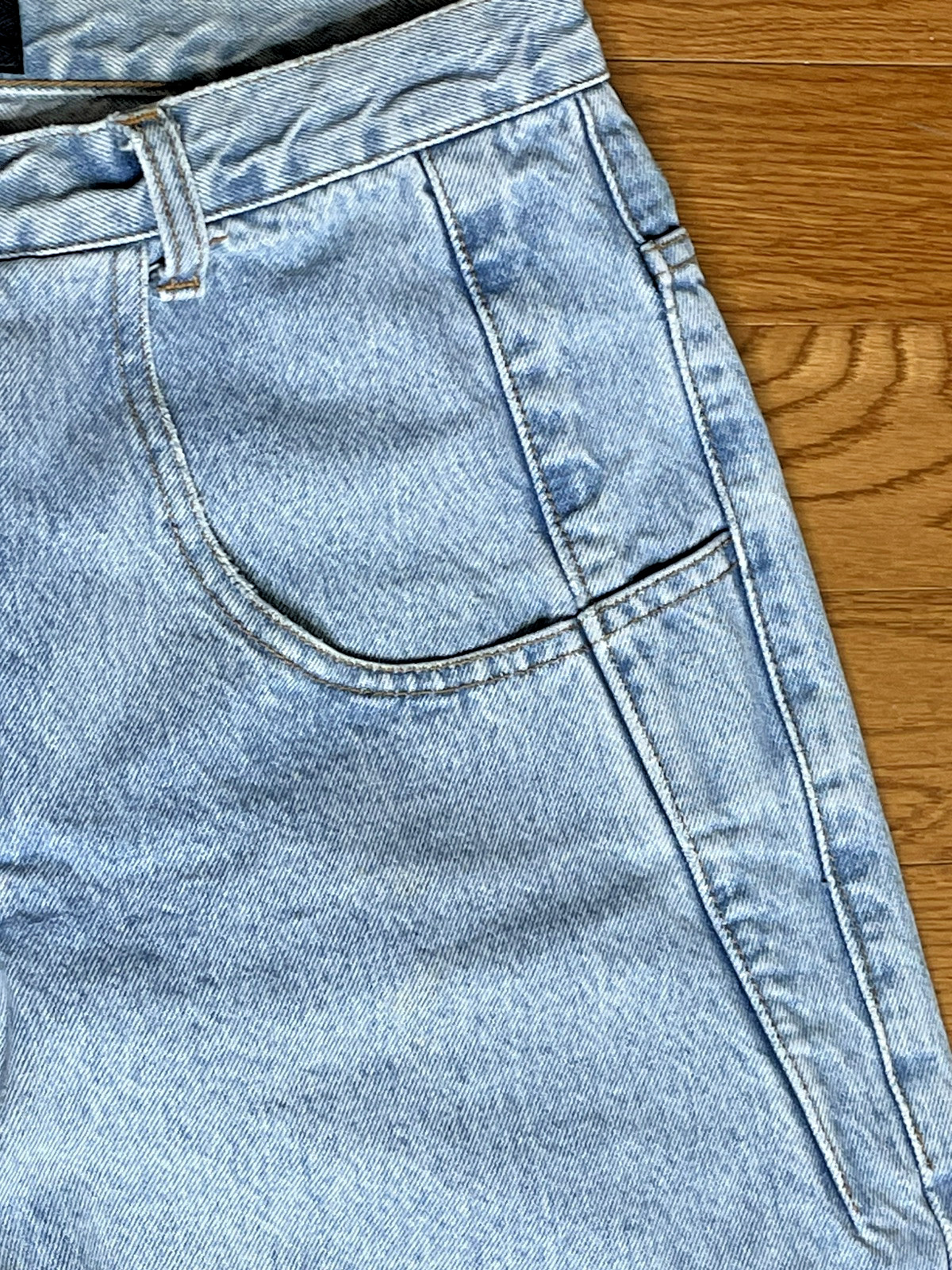 Guess 34×30 Actual 33×30 Mom High Waist Denim Taper Leg Y2K Double Button Jeans