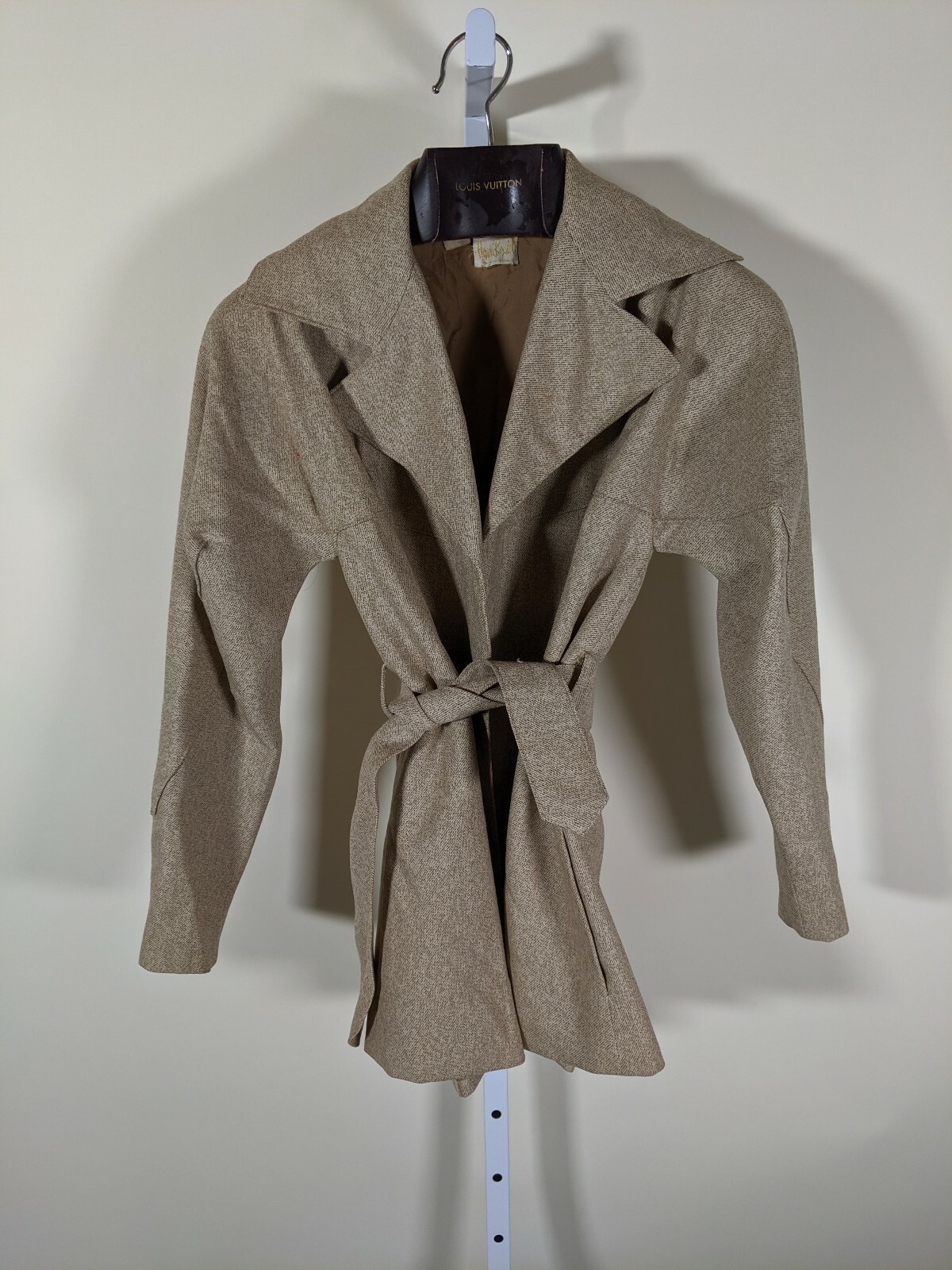 Chloe Vintage 70s Karl Lagerfeld Deconstructed Belted Jacket France