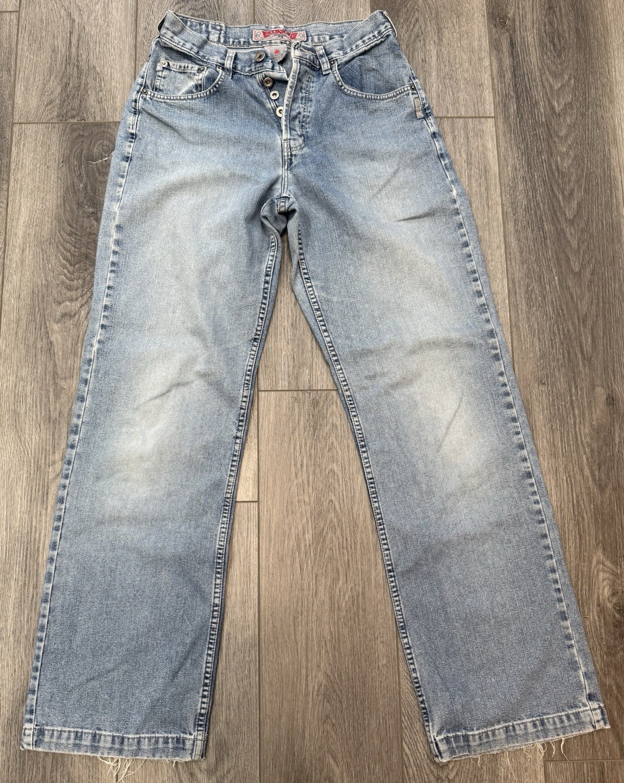 Vintage Canadian Silver Jean Co Button Fly Women’s Size 28×32