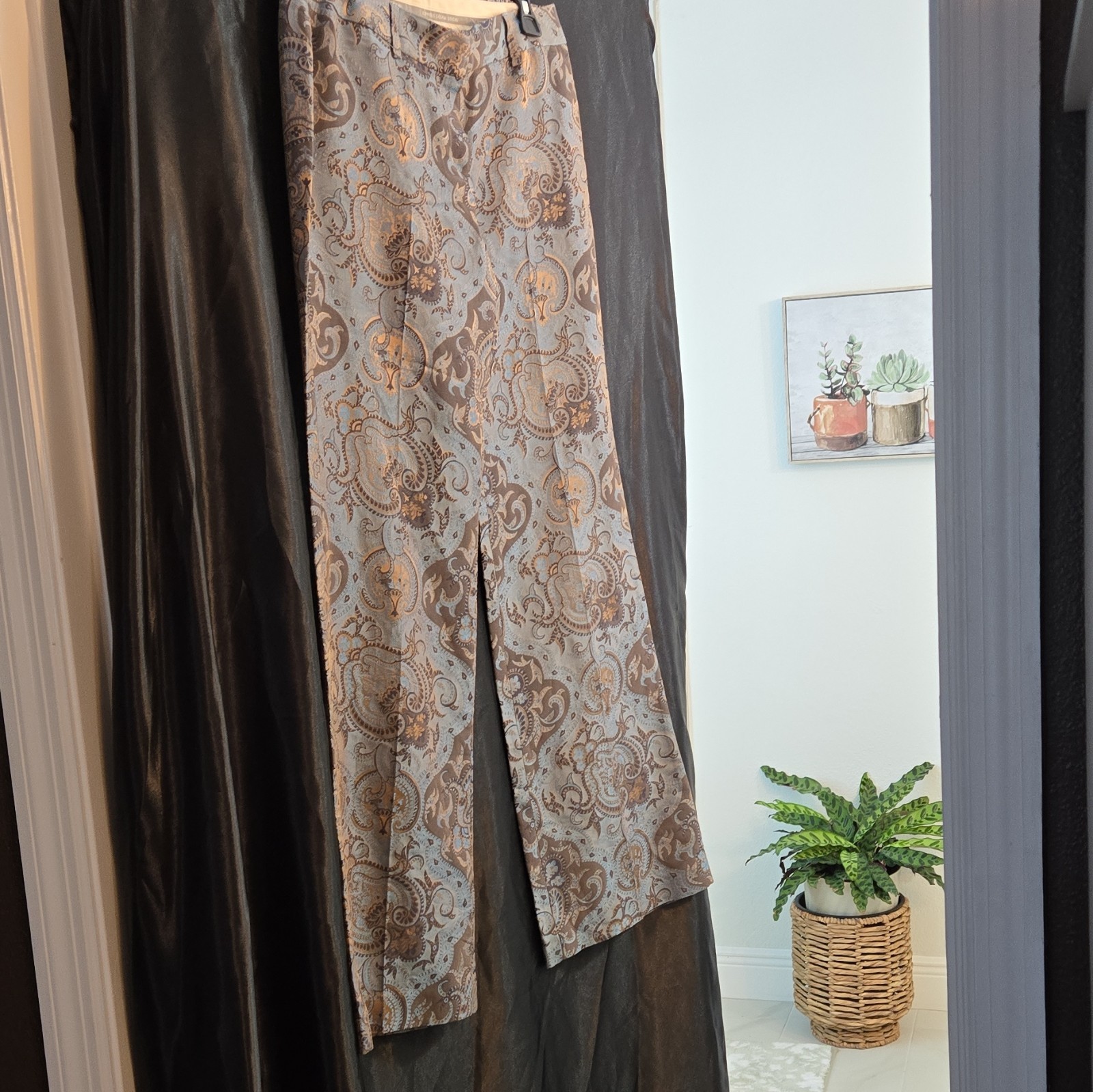Vintage Express Editor Wide/Flare High Rise Pants