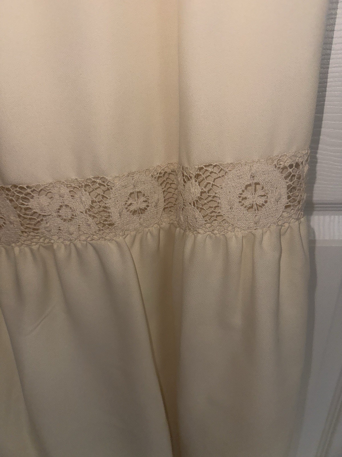 Vintage Lorrie Deb Prairie Boho Puff Sleeve Dress Sz 10. Fits 4Runs Sm-see Pics