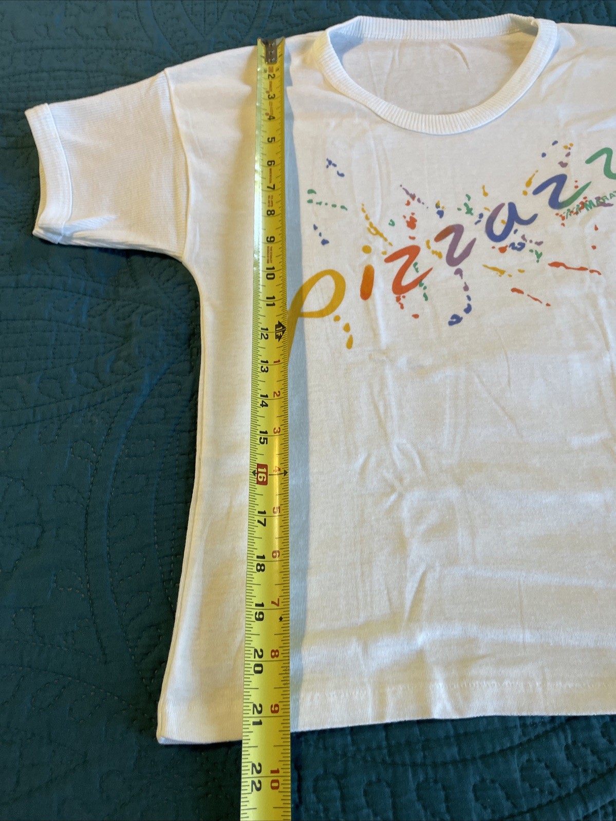 Vintage 1980&rsquo;s~PIZZAZZ Marathon women’s T-shirt, MarathonHer, S-M