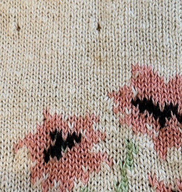 VTG Cullinane Peter Pan Collar Short Sleeve Sweater Skirt Set Gardening Cottage