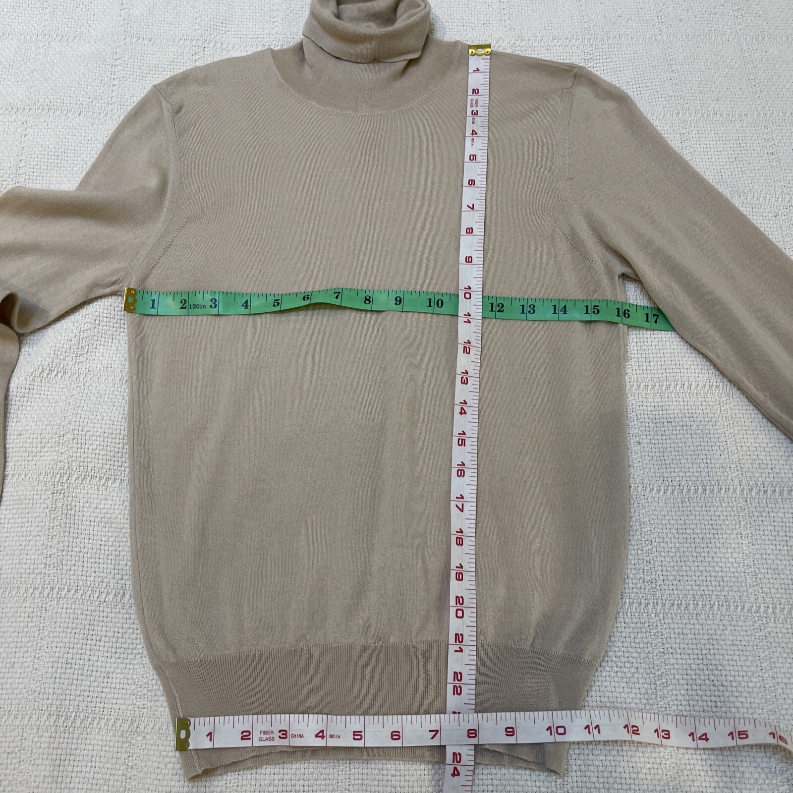 Vintage Gucci Cashmere Silk Blend Turtleneck Sweater Small