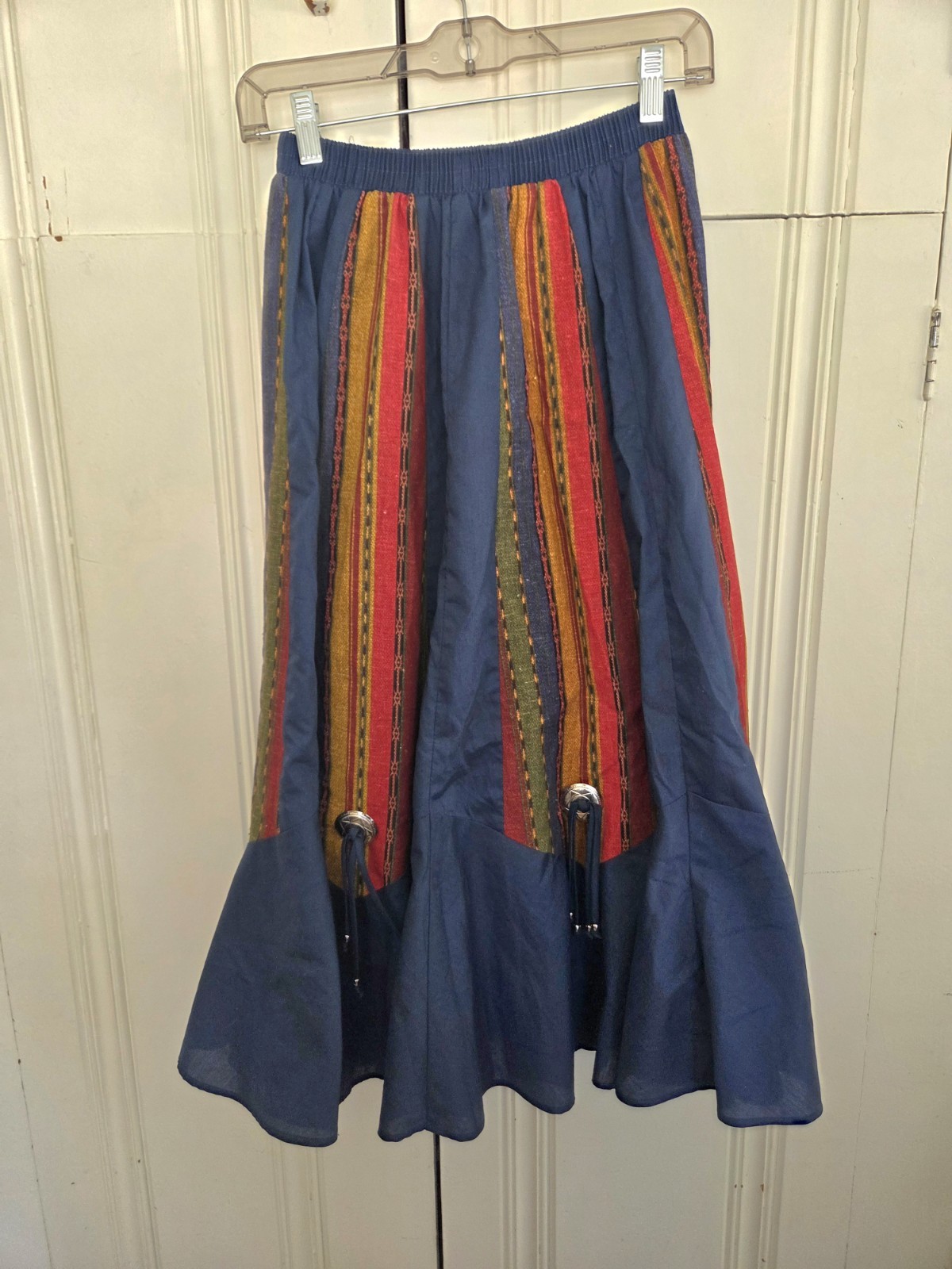 Malco Modes Vintage Partners Please Western Prairie Skirt Size 8 square dancing