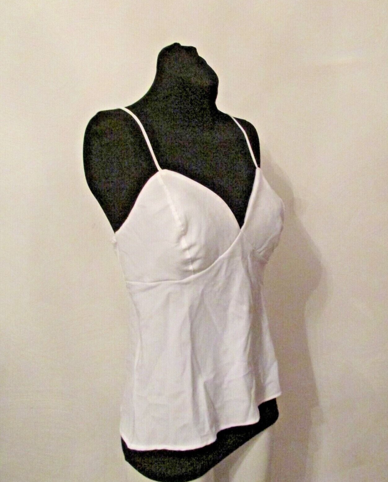 Vassarette 17-210 Silky Polyester Fiberfill Cups Cami Slip Camisole M USA made