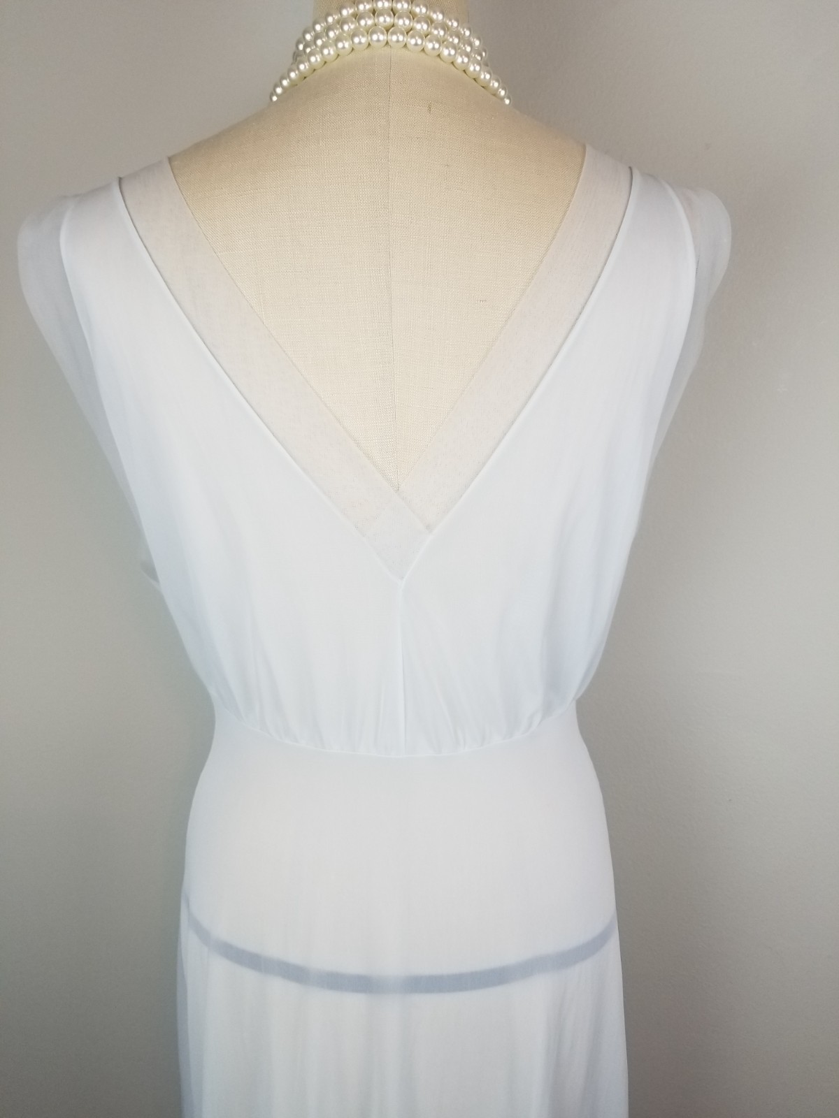 Vintage 1950&rsquo;s Glamorous Powder Blue « Myth » Nightgown Van Raalte Bust Size 34~36