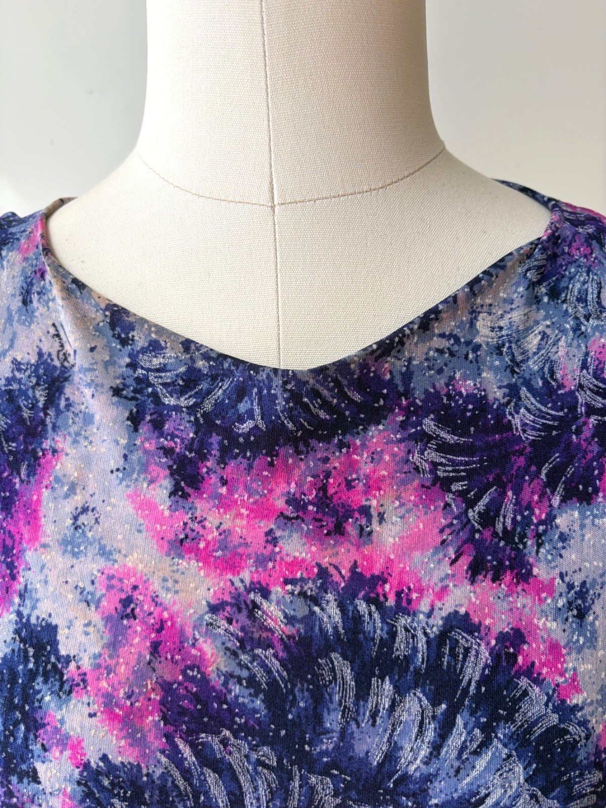 1960&rsquo;s Emilio Pucci for Lord & Taylor silk jersey knit dress purple and pink VGC