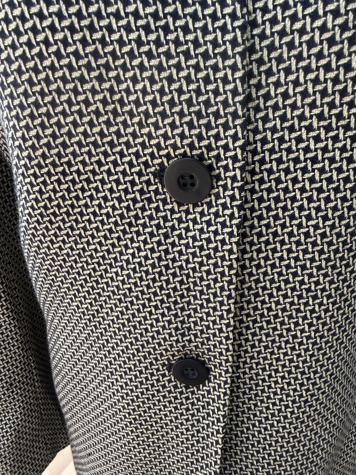 Rena Rowan Wool Blend Classic Patterned Skirt Suit Jacket and Skirt Set 8