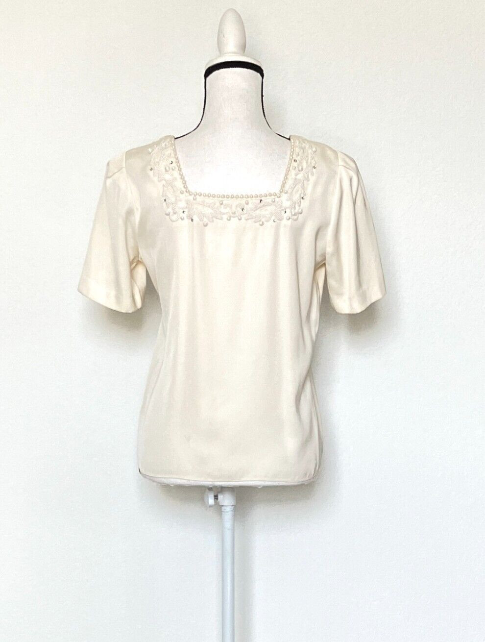 Nolan Miller Dynasty Collection, 1980s Beaded Evening Top