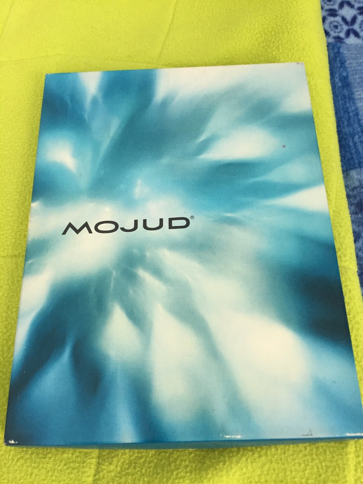 1 Pair Vintage Boxed Mojud garter stockings Flat Knit 8 1/2 Small Moonstone
