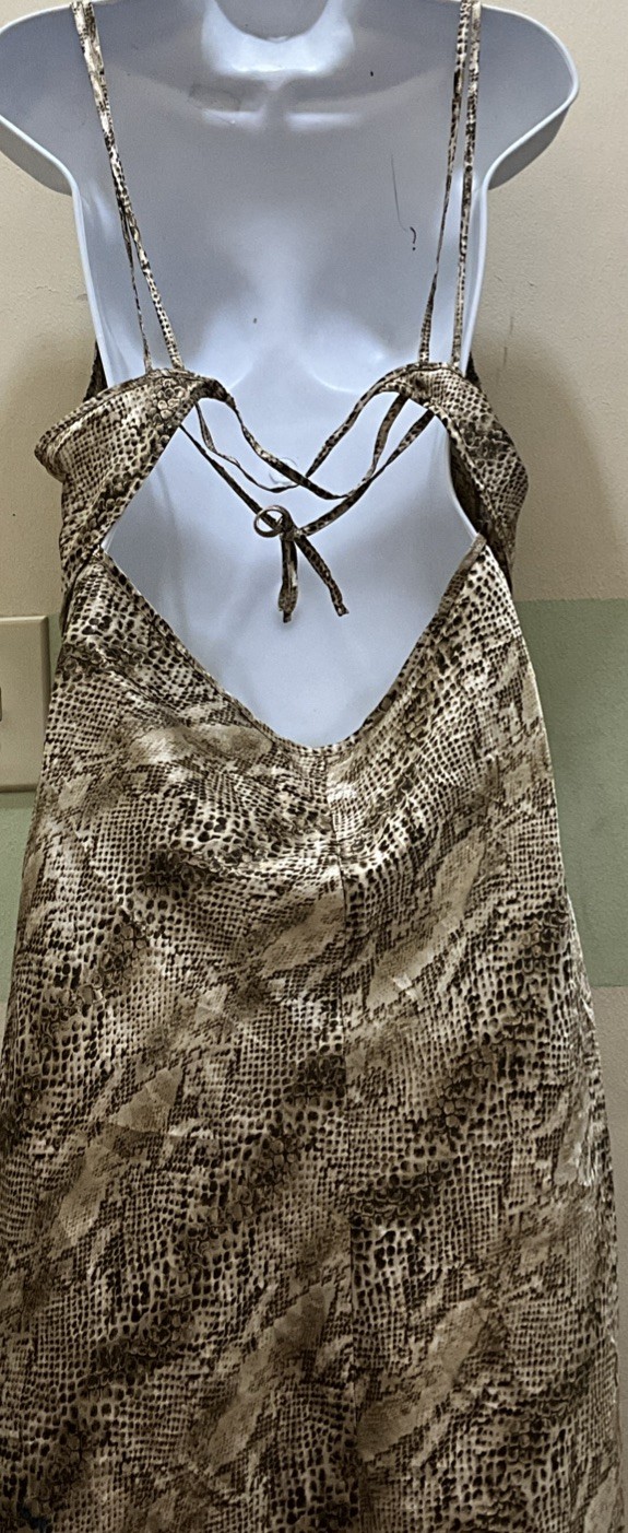 Vintage Inner Most Snakeskin Print Lingerie #0005