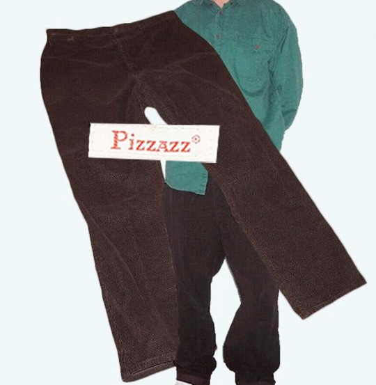Pizzazz Vintage Corduroy Pants Brown 38w 32L Unisex
