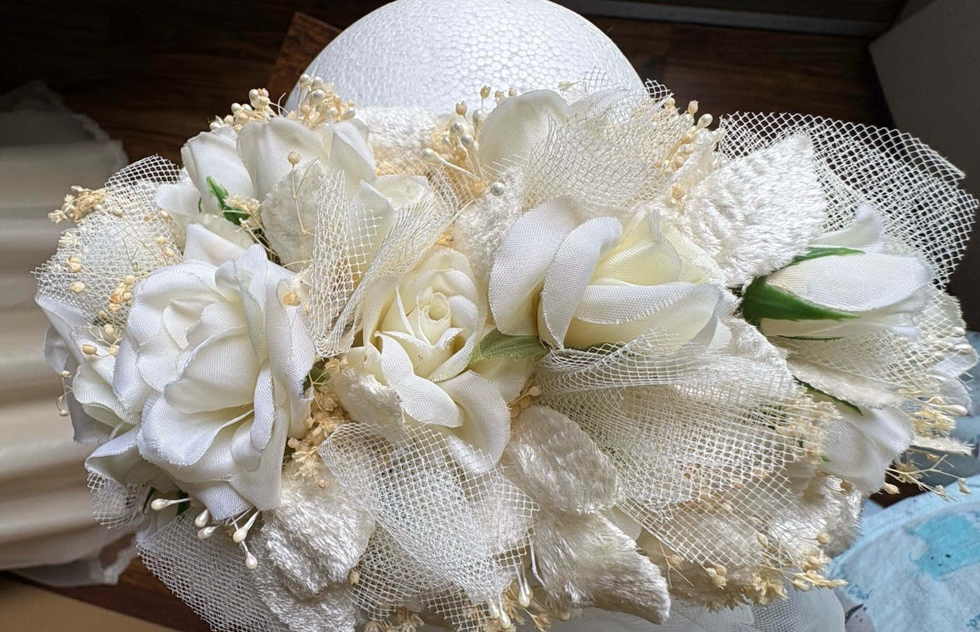Vintage Renaissance 70’s Victorian Edwardian Wedding Dress Train Size 2/4P +VEIL