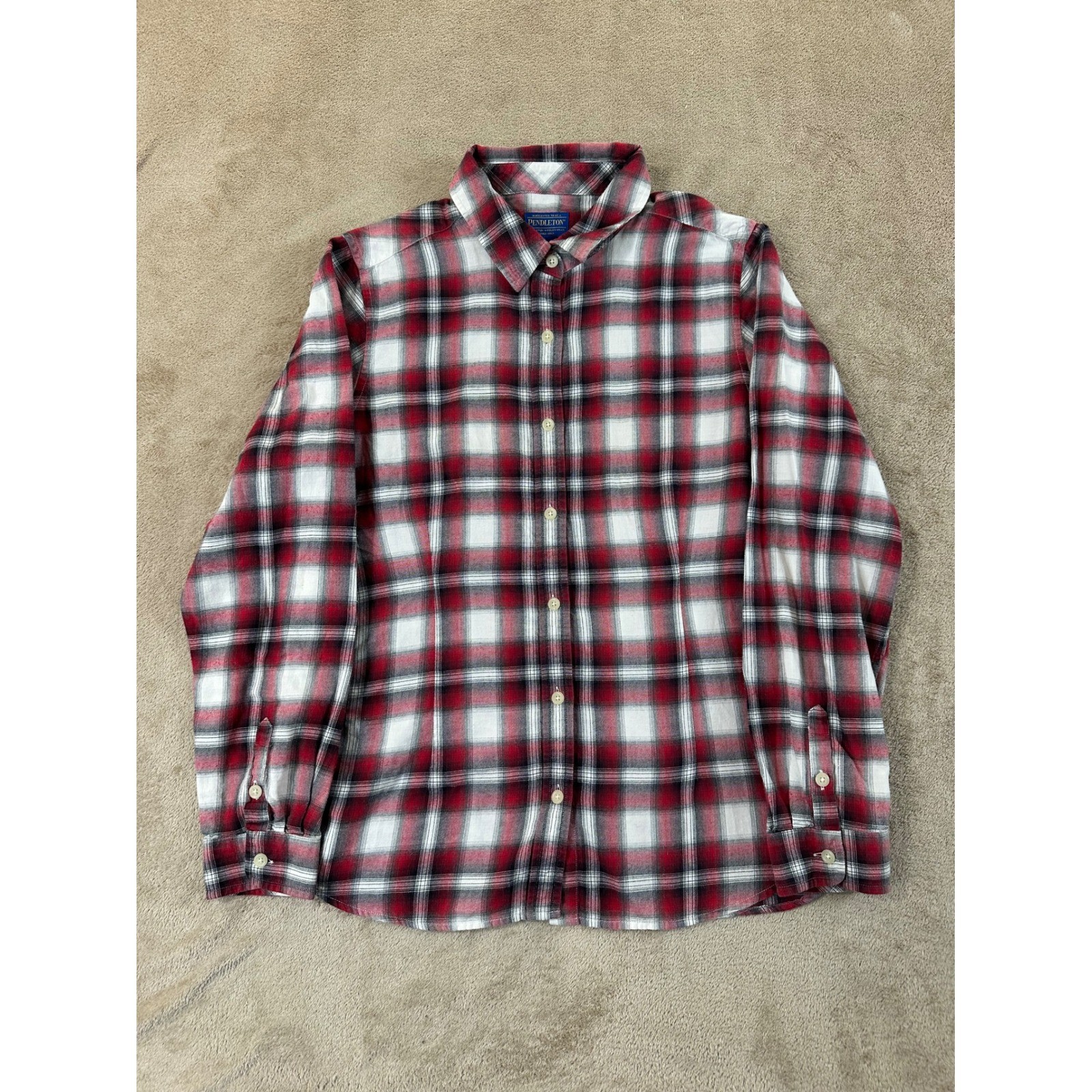 Pendleton flannel Shirts Womens Size L Classic Plaid Designs Various EUC