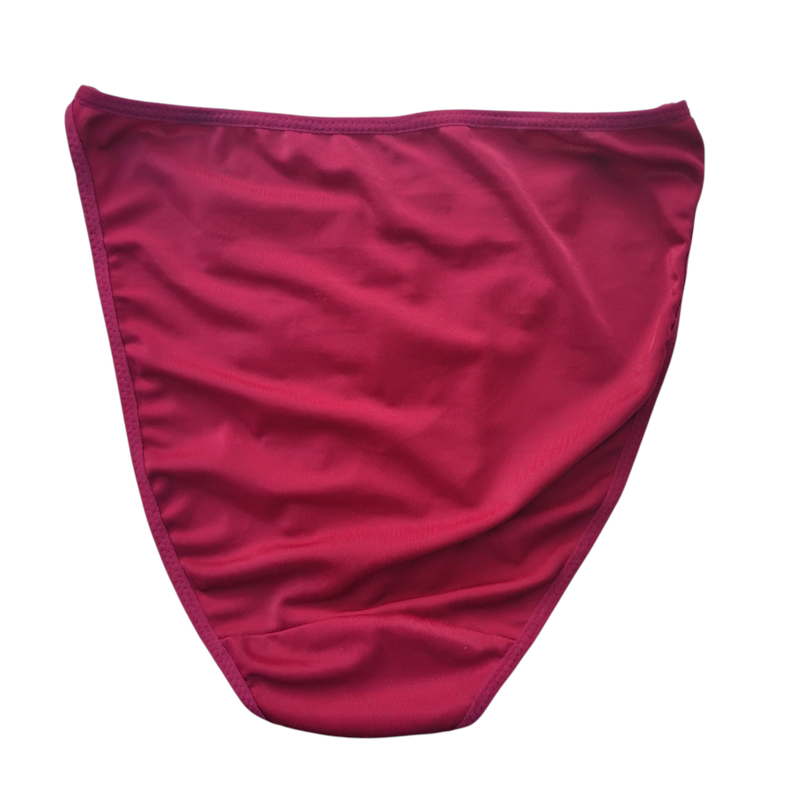 Vtg L/7 Poly Spandex Embroidery Mesh String Bikini Panties