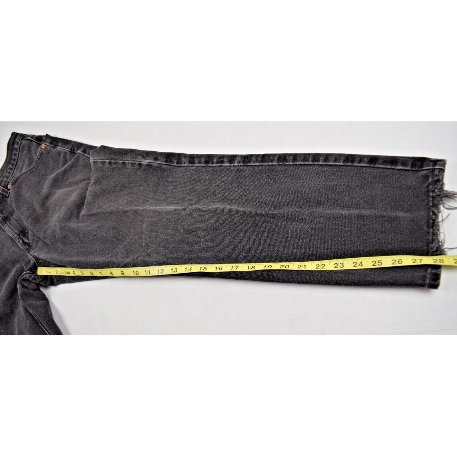 Vintage Levis 550 Jeans Black Relaxed Fit 33X30 1999 Faded Black Made USA