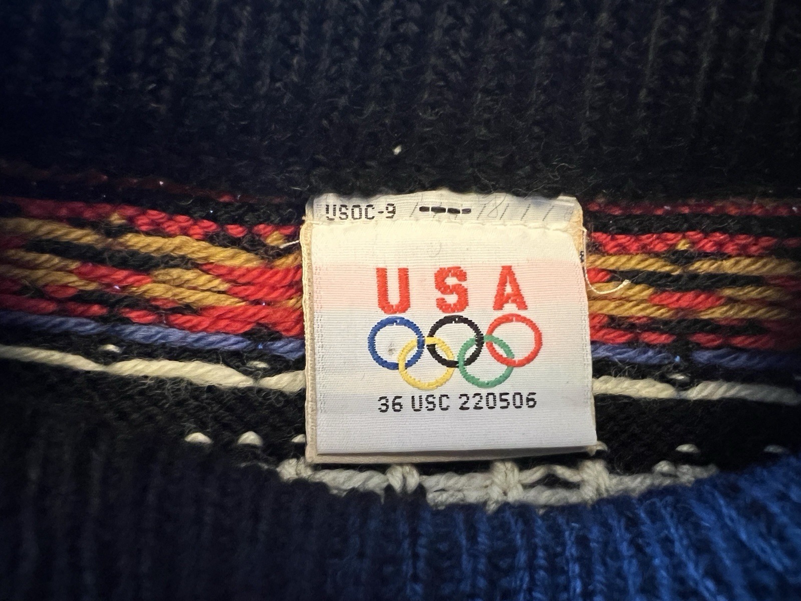 VTG Dale of Norway Wool USA Olympic Sweater XS Size Norwegian Craftsmanship Rare
