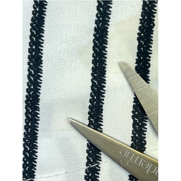 Halston Halter Top Black White Stripe Asymmetric Diagonal Panel Old Money XS