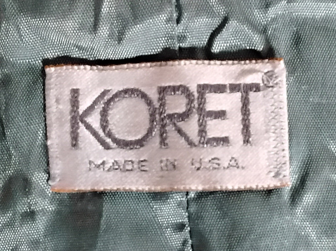 Vtg Koret Women’s Velvet Blazer BLUE 80s 90s Jacket Sz 44 RAYON COTTON USA UNION