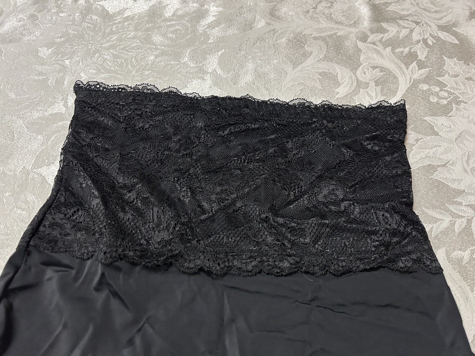 Instant Shaping By PLUSFORM 7301 Hi Waist Lace XL Black Shaping Brief Panties