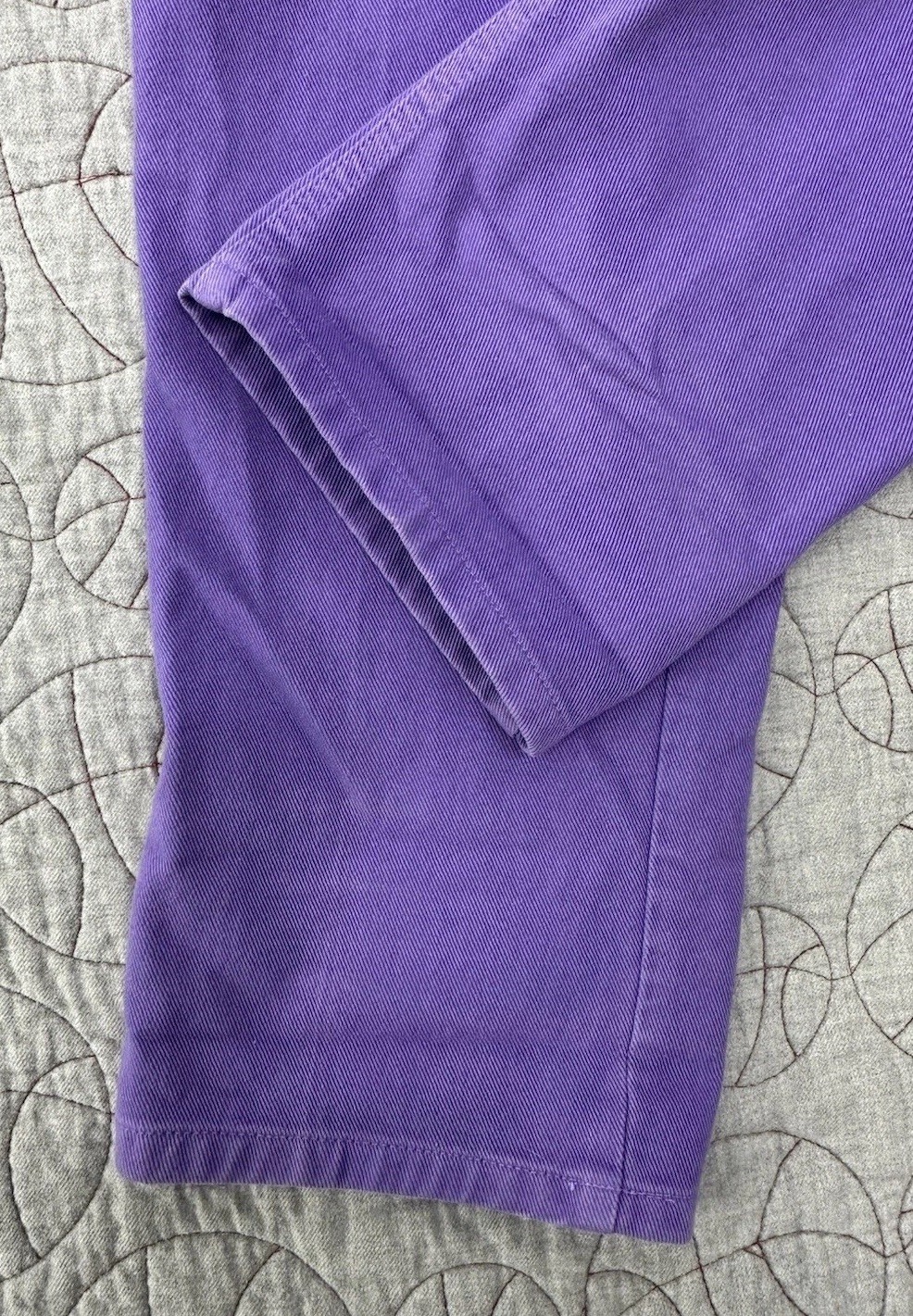 VTG Women&rsquo;s 90s Purple Denim Rocky Mountain Jeans Sz 33 1990s Rockies Bareback