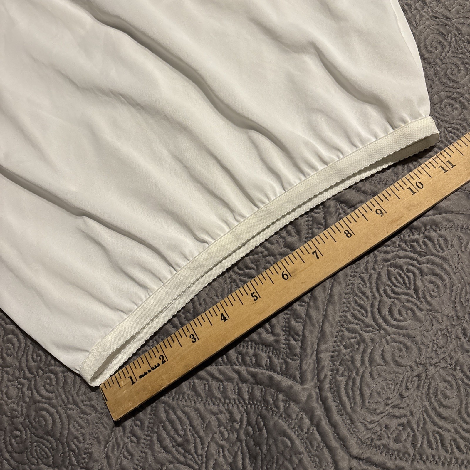 VTG M 36.5&Prime; Long HALF slip SHADOWLINE Shadow Line SIZE Medium ivory formal