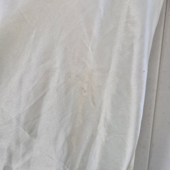 Pauline&rsquo;s Trousseau Vintage Lace Satin gown Cream Coquette Cottagecore