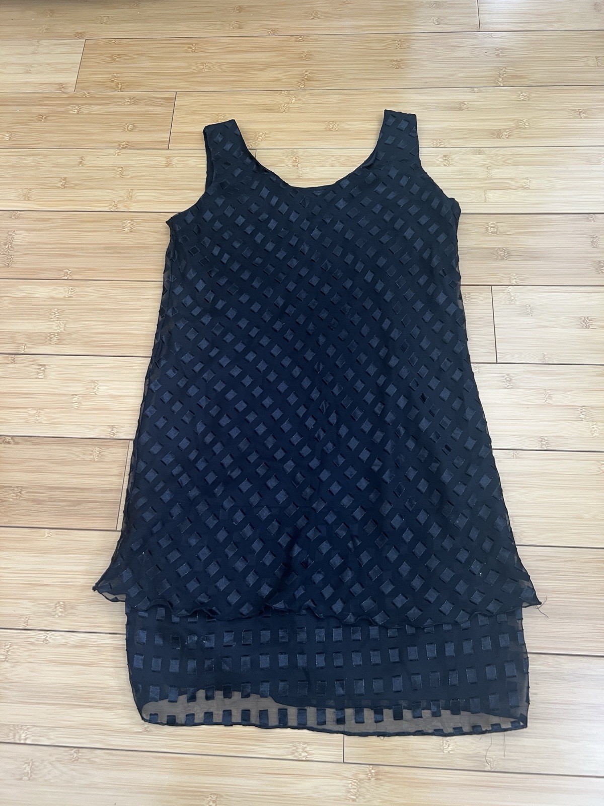 Jeffrey&Dara vintage black sleeveless dress Size 10