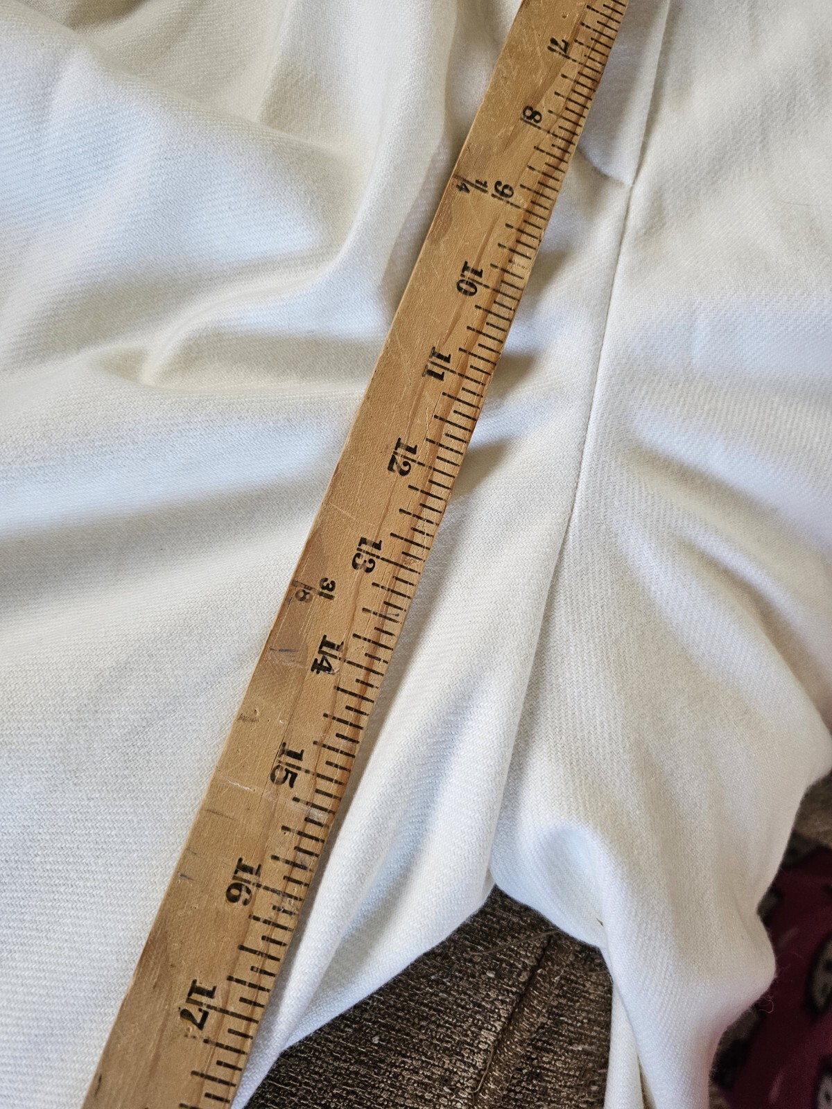 Vtg MJ Concepts In Sportswear Women&rsquo;s Wool Blend Shorts Skirts Sz 13 Ivory