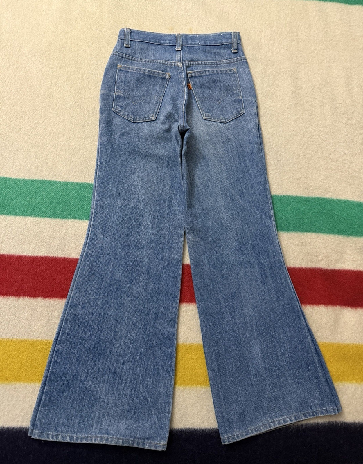 Vintage 70s 1978 Levi’s 782 – 0615 Flare Bell Bottoms Jeans Size 24/25×28”