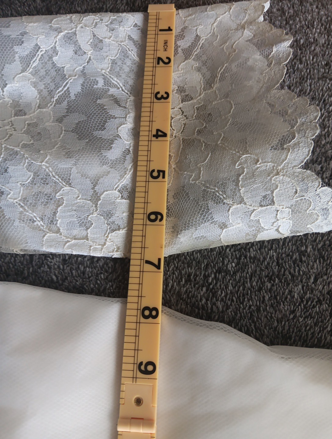 Vintage 1970s Wedding Lace Boho Prairie Gown ILGWU Union Made Maxi Small/Med