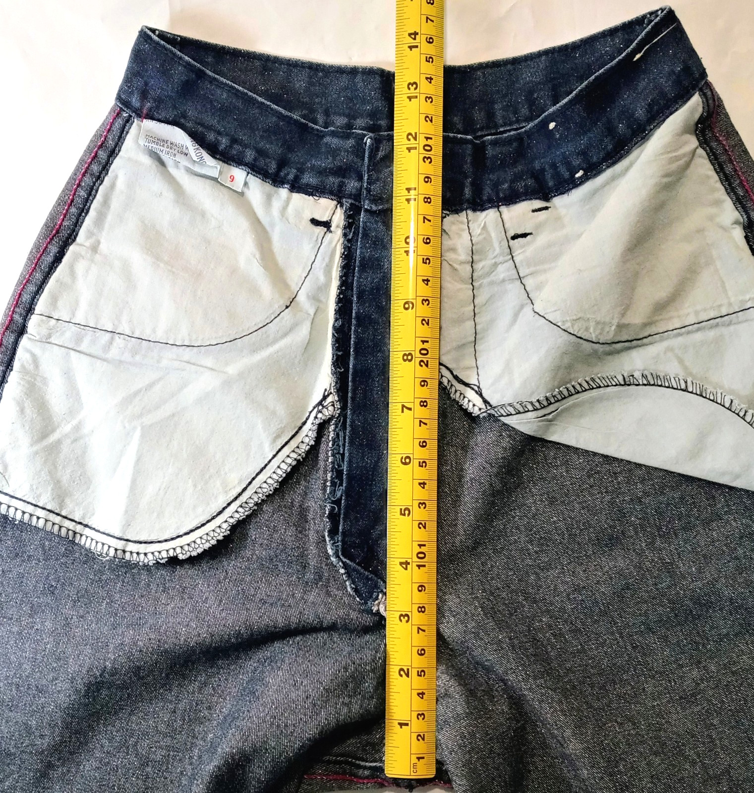 Rare Authentic Vintage 80&rsquo;s Sparkle Sara Jeans 25.5&Prime; Waist Hong Kong READ