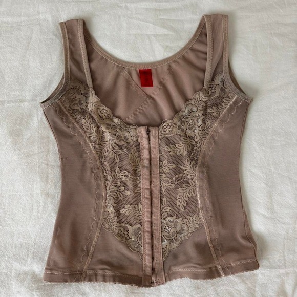 Tan lace PE Define Corset