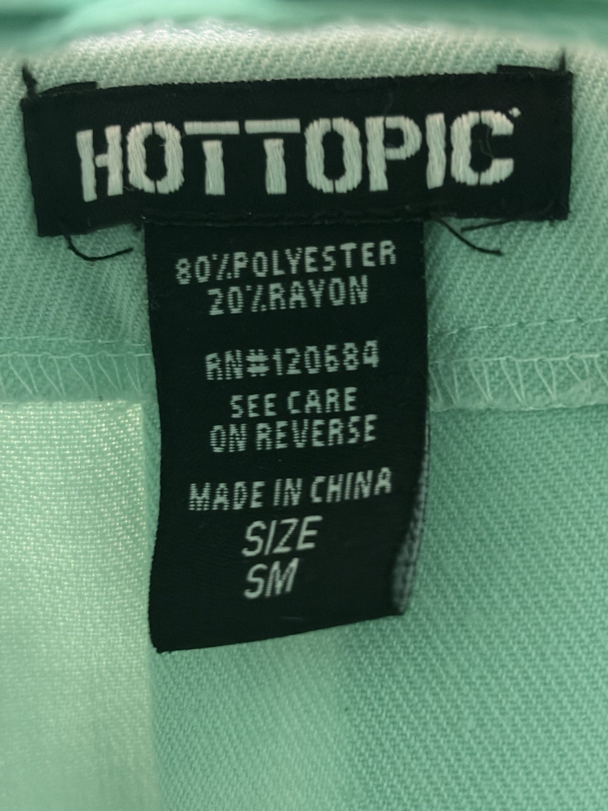 Hot Topic SM Mint Green White Stripes.Preppy Pleaded Skirt. Tennis Coquette Y2K