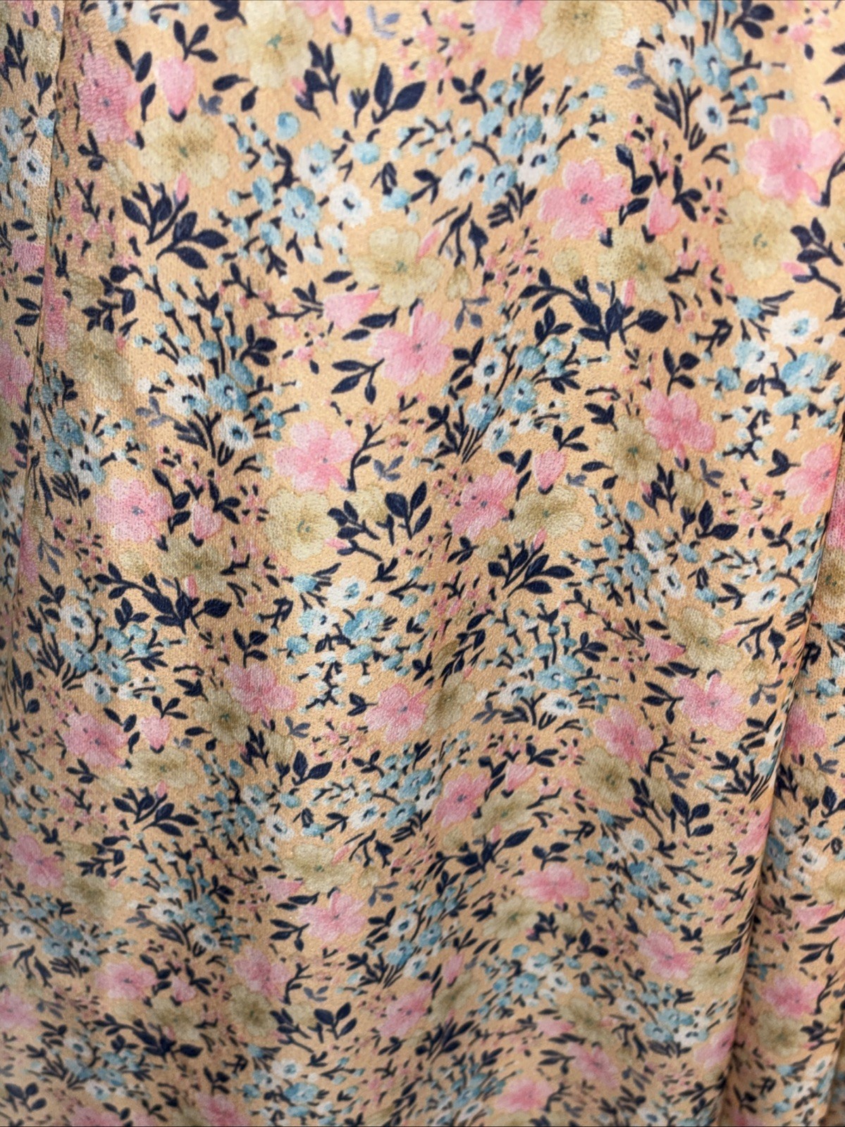 1950s women’s drawstring zipper button skirt Soft!! Size 11/12 Silky