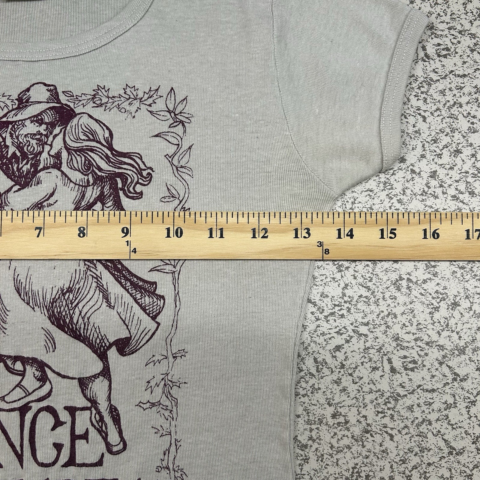 VTG 80s « Dance Augusta » Ladies Cap Sleeve T Shirt Adult Fits XL Anvil