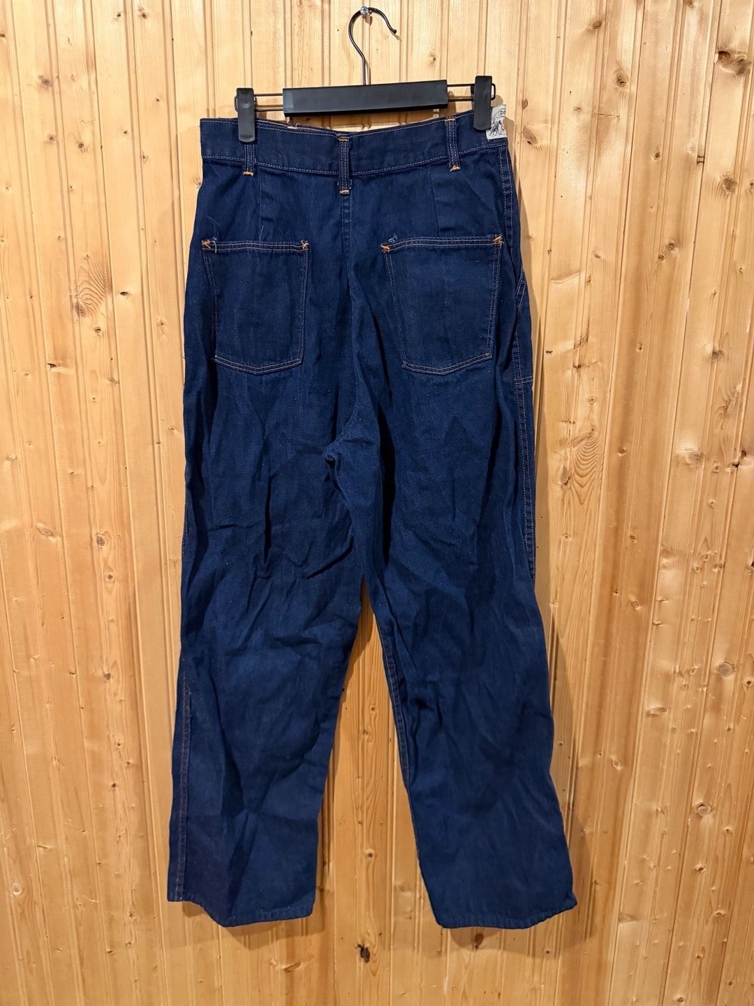 Vintage 1950s Kitty Carson High-Waisted Side-Zip Denim Ranch Jeans