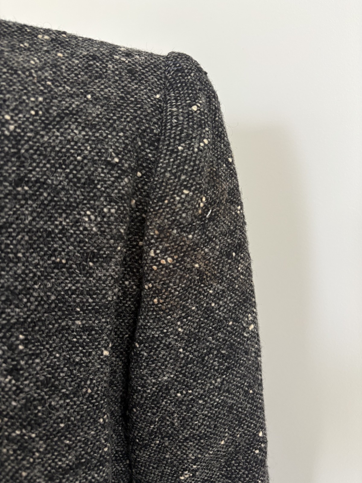 Vintage Saint Laurent Rive Gauche Tweed Blazer – Double Breasted Wool Jacket