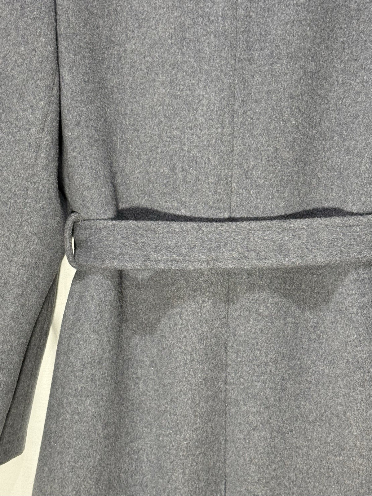 Pendleton 80’s VTG Pure Virgin Wool Women’s Long Gray Coat Made In USA Size12