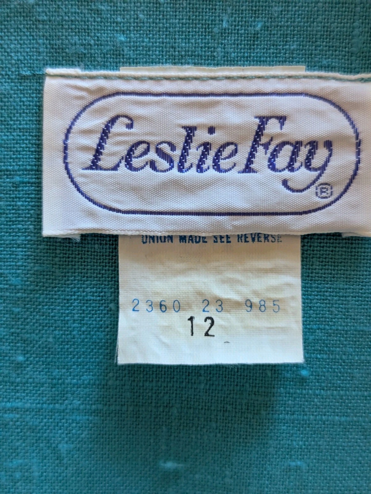 Vtg. Leslie Fay Dress, Size 12
