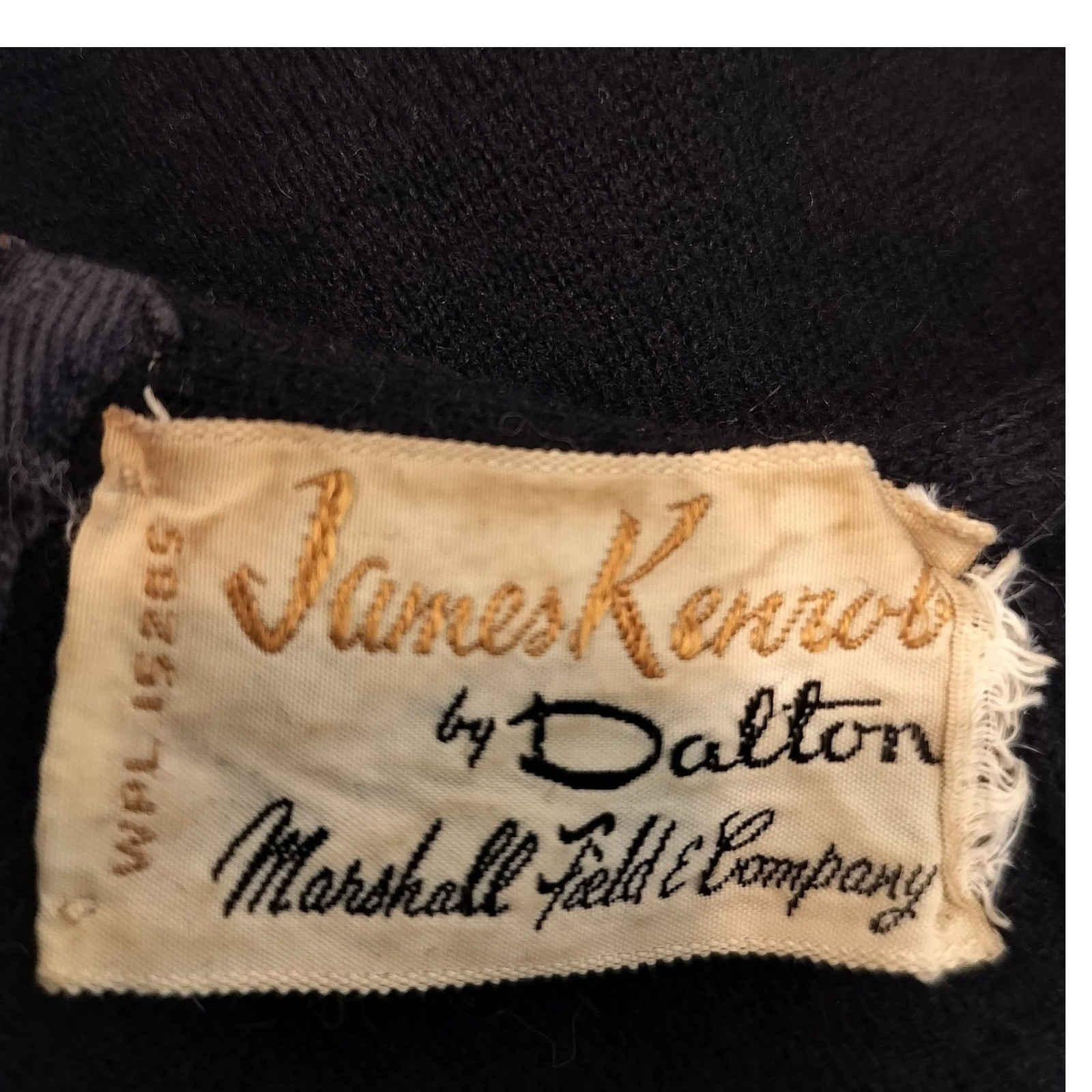 Vtg Dalton James Kenrob Wool Sweater Womens Small Cropped Back Zip Classic 60s