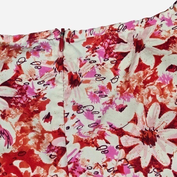 VTG 90s, y2k floral stretch fitted shift spring mini dress / 6/8 / preppy, beach