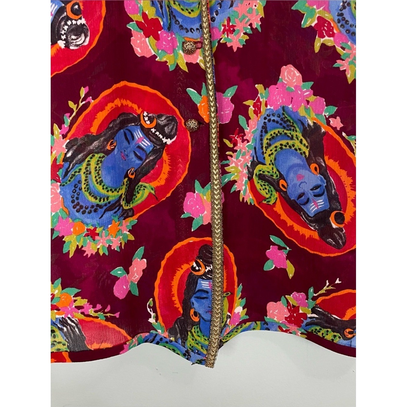 Vintage Emanuel Ungaro Parallele Paris Gauzy Goddess Pants Vest Set Two Piece