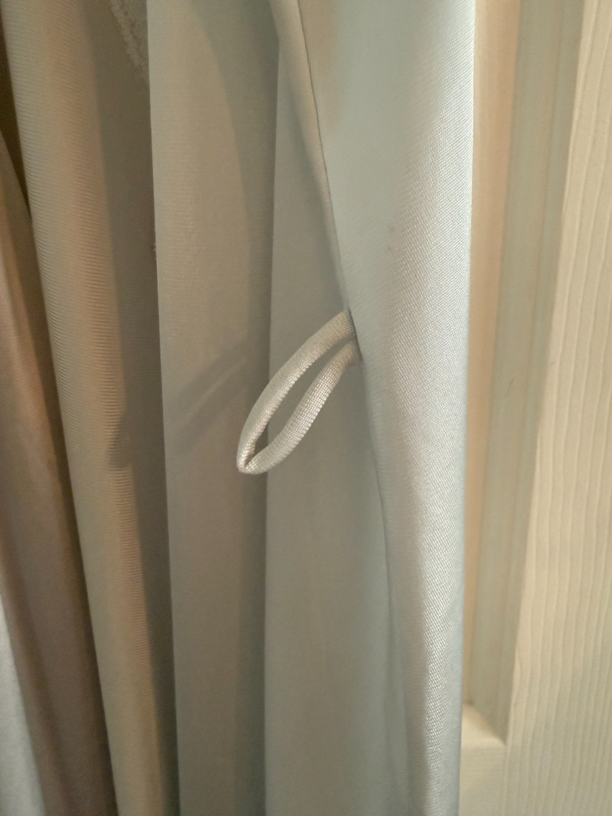 Miss Elaine PEIGNOIR Set Large Nightgown & Robe Negligee Silver Union Made USA