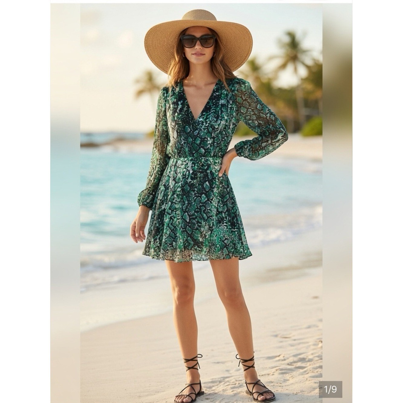 NWT Alice + Olivia Y2K 90s style dress summer beach vacation