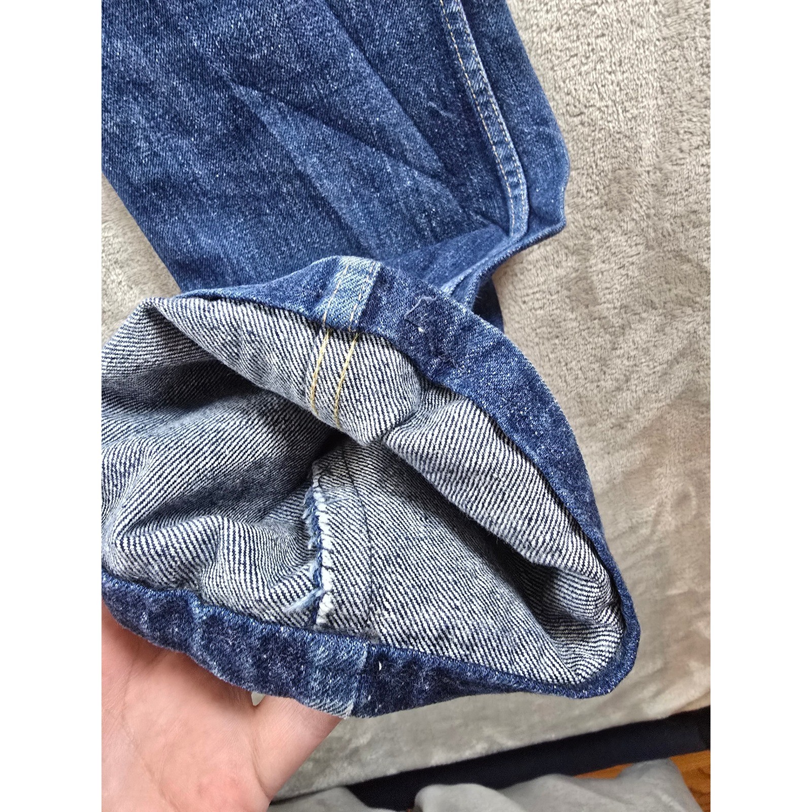Vintage Bolthon & Cassidy Jeans Womens Size 2 Blue 70s Made In Italy *Read