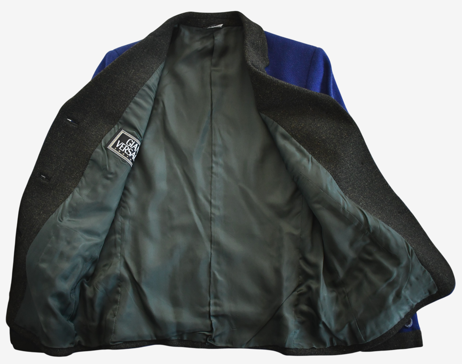 Vintage Authentic GIANNI VERSACE COUTURE 100% WOOL Blazer Jacket IT-40 US-6/8 M